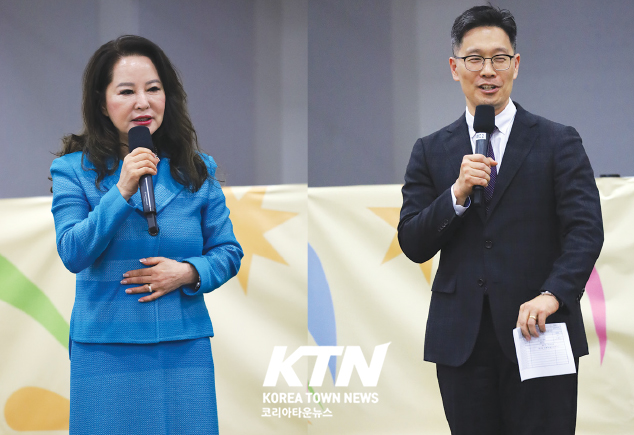 (좌)한국 홈케어 유성주, (우) 중앙연합감리교회 배연택 목사